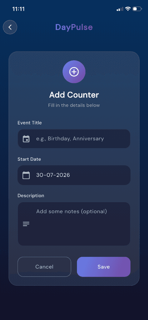 Add Counter & Milestone