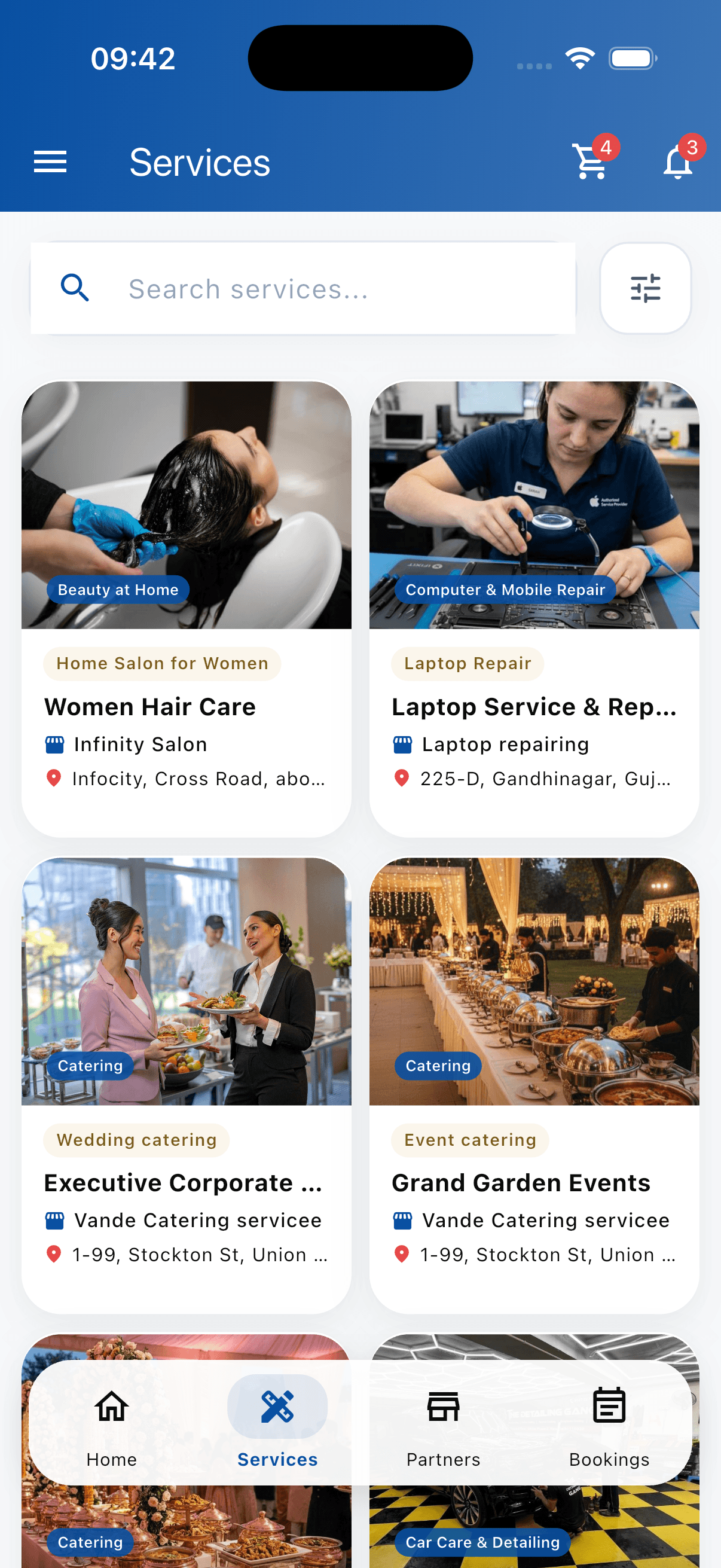 Category & Proximity Search
