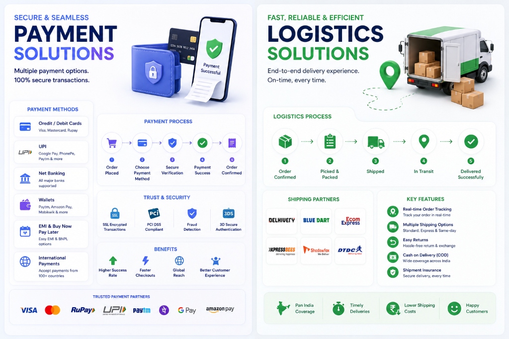 Payment Gateway, Logistics & ERP Integration Pipeline